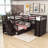 Januita 3 Drawer L-Shaped Bunk Beds with Shelves by Harriet Bee-1643978073