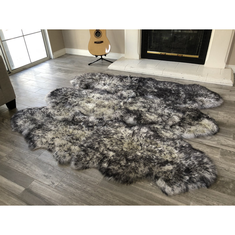 Amaranta Performance Sheepskin Indoor Rug, Novelty 5' x 5'5"
