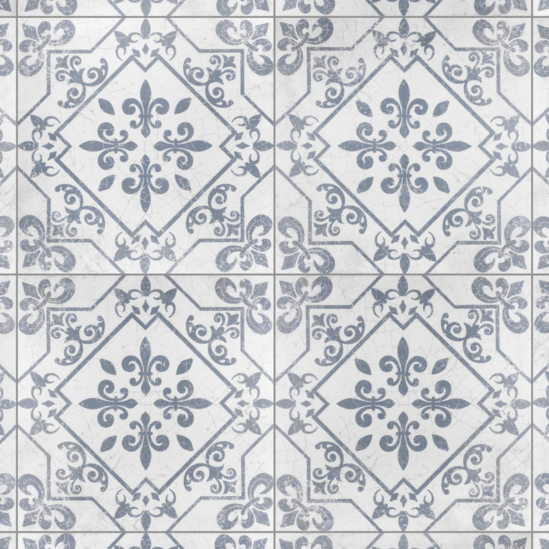 Atlantic 18" x 18" Ceramic Patterned Wall & Floor Tile