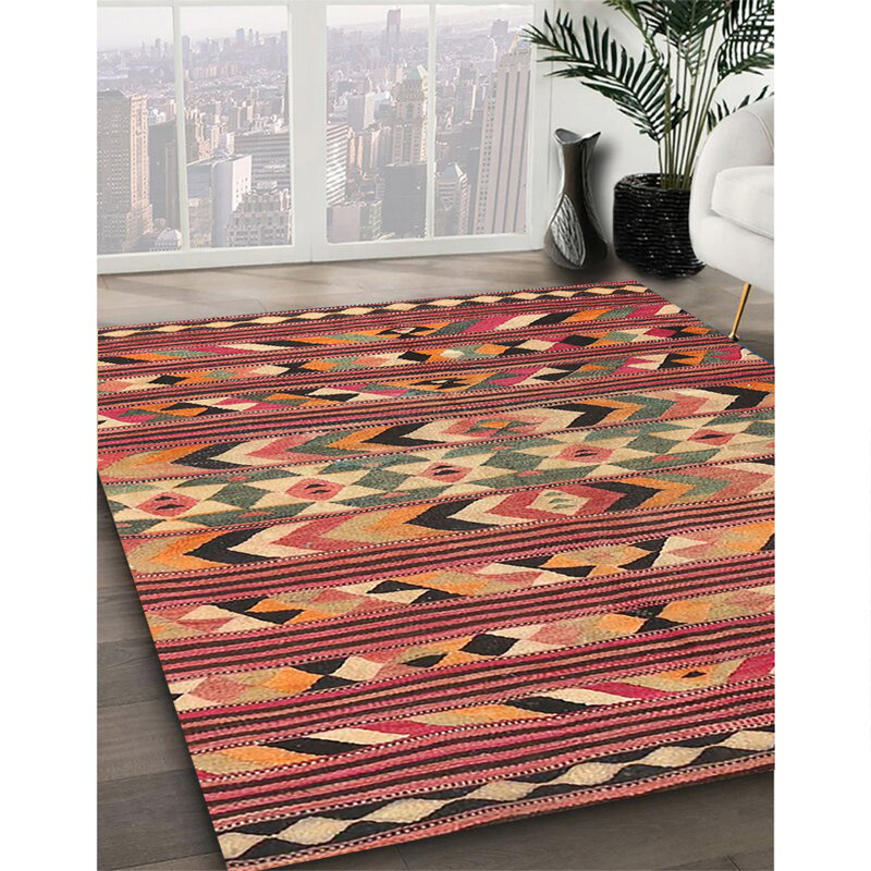 Geometric Indoor Rug, Square 8'