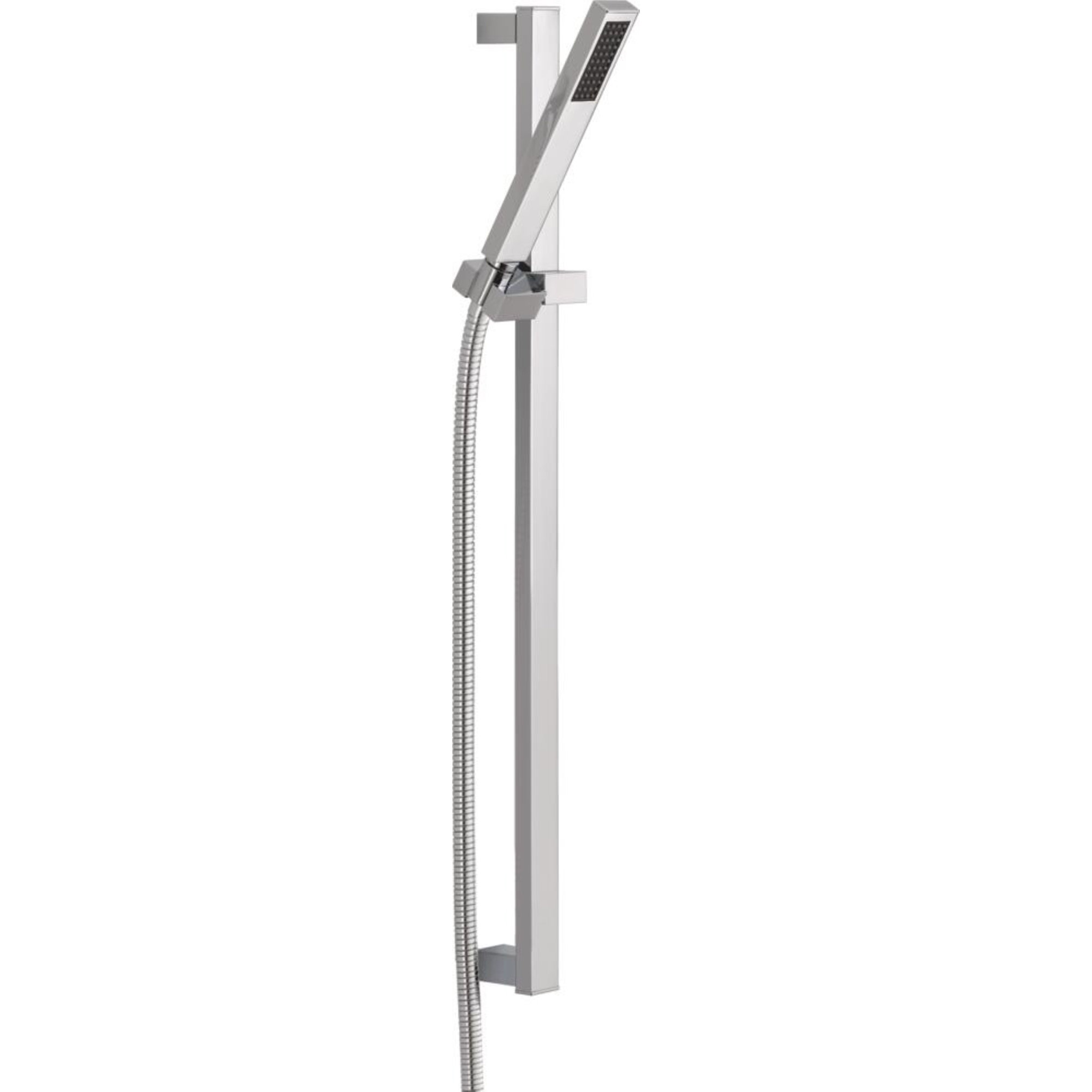 Vero Single Spray Hand Shower with Slide Bar, Handheld Shower Head, Slide Bar Hand Shower 1.75 GPM, Chrome