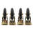 8-Inch Universal Swivel Caster Wheels With Brakes Heavy Duty Rubber And Steel For Carts, Cabinets, Furniture, And Industrial Use