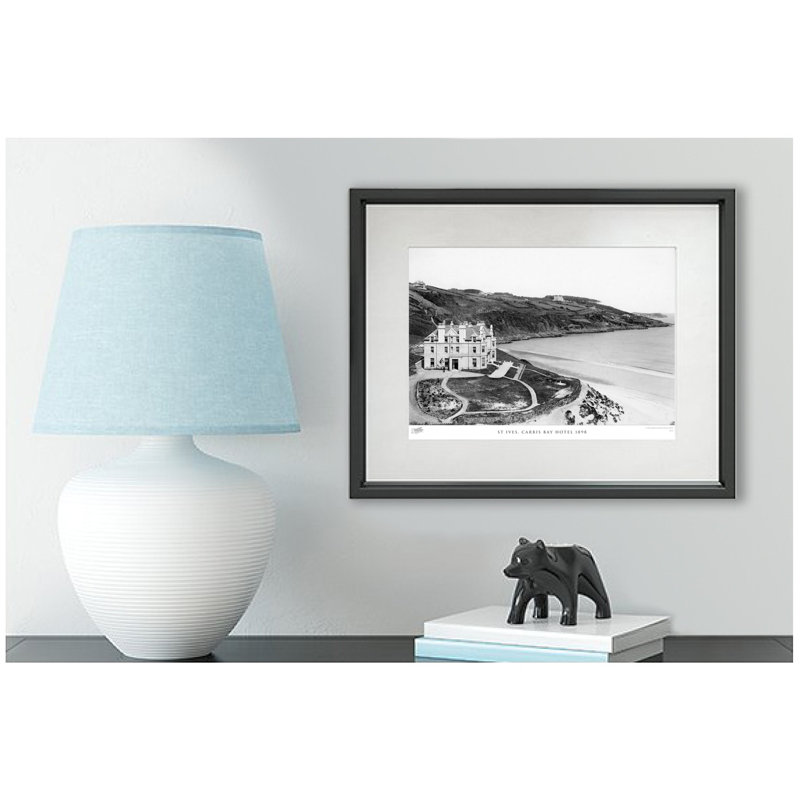 St Ives, Carbis Bay Hotel 1898 by Francis Frith - Single Picture Frame Print, 60cm H x 80cm W x 2.3cm D