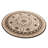 Premium Bathmat, 39.4-Inch Diameter, 100% Polyester, Antiallergic, Dust & Stain Repellent, Non-Slip Underside | Machine Washable at 86°F, 700 GSM | Soft & Durable for Bathroom Safety and Comfort-601023388