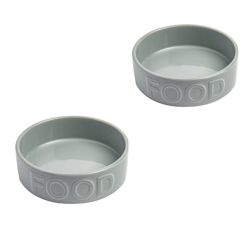 Bol pour animaux Classic Food, gris, Petit (2 tasses / 16 oz liquides)