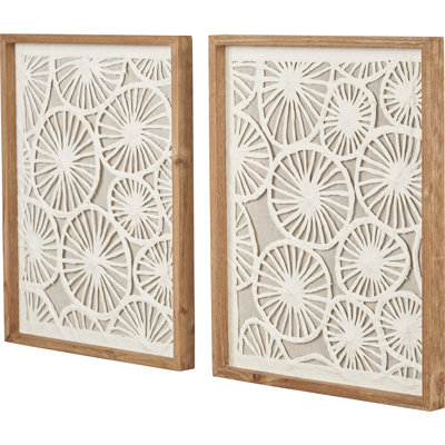 2 Piece Closed Corner Frame Set on Canvas