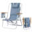 Folding Beach Chair With Wooden Armrest-647271114