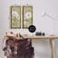  Ensemble de 2 toiles flottantes encadrées Cottage Blossoms on Beige par Nan-1874058818-1874058822