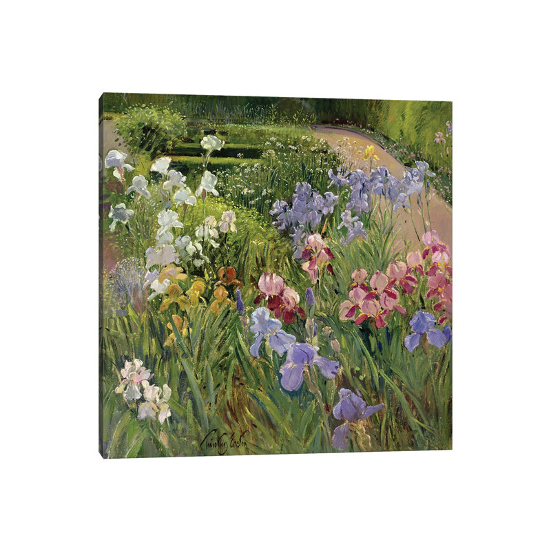 Iris at Bedfield - reproduction d'art sur toile - toile, Toile tendue, Ne s’applique pas, H 12 po x l 12 po