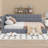 Full Size Upholstered Sofa Bed Frame-737398304