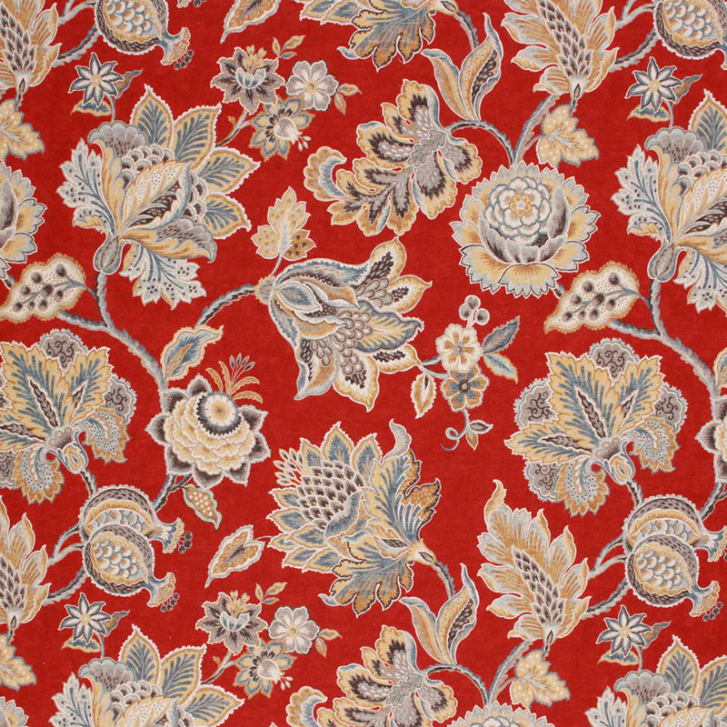 Suite 100% Cotton Fabric, Crimson