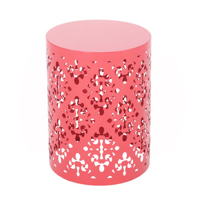 Outdoor Metal End Table -Large