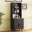 Armoire de rangement Farmhouse avec pieds en bois massif, tiroir et tablettes réglables-1559518751