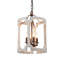 Lustre cylindrique de style lanterne à 4 lumières Tumlin
