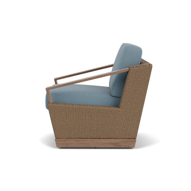 Outdoor Swivel Armchair, Unearth Mist
