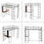 Lit mezzanine pour enfant Deiondre-110321264