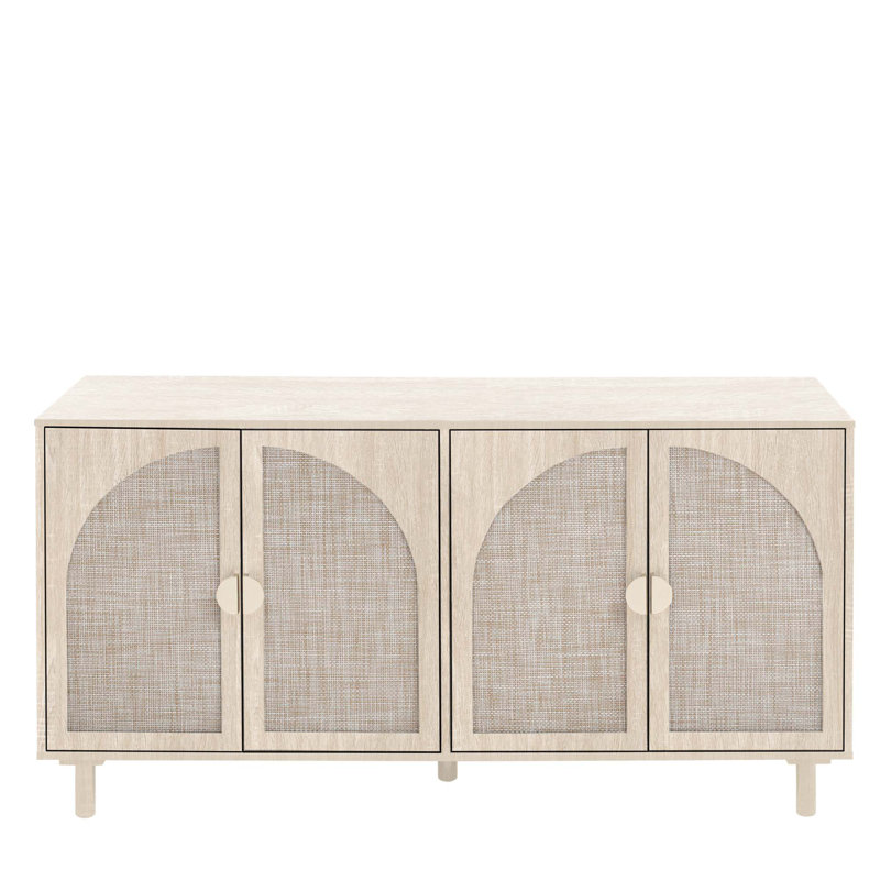 Armoire à 4 portes pour la chambre à coucher, le salon et le bureau. Solution de rangement élégante pour plusieurs espaces.