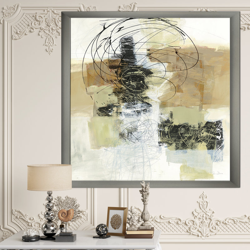« glam crème rêve i »-cadre photo sur toile, Cadre argenté, H 20 po x l 12 po x P 1po