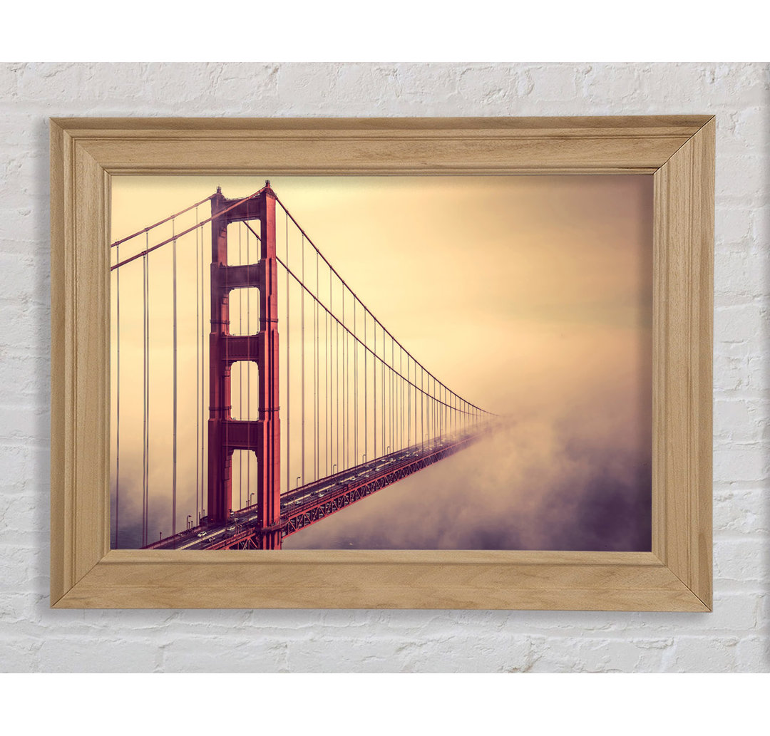 Golden Gate Bridge Mist - Einzelner Bilderrahmen Kunstdrucke