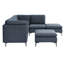 Canapé modulaire réversible avec repose-pieds Cheryal-1973755288