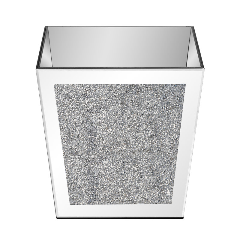 Handmade Mirrored Glass Planter Box, Single