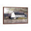 Rustic White Barn Scene I 1 Piece Wall Art on Canvas-865122904-873087221