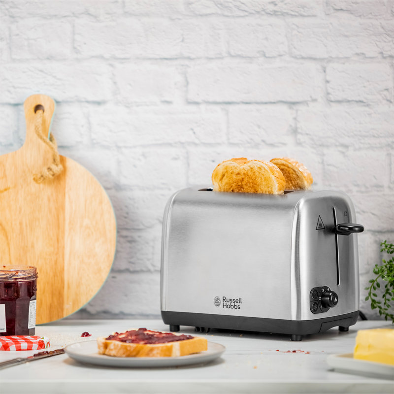 Russell Hobbs Stainless Steel 2 Slice Toaster Brushed