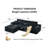110" Cloud Modular Sectional Sofa-768750051