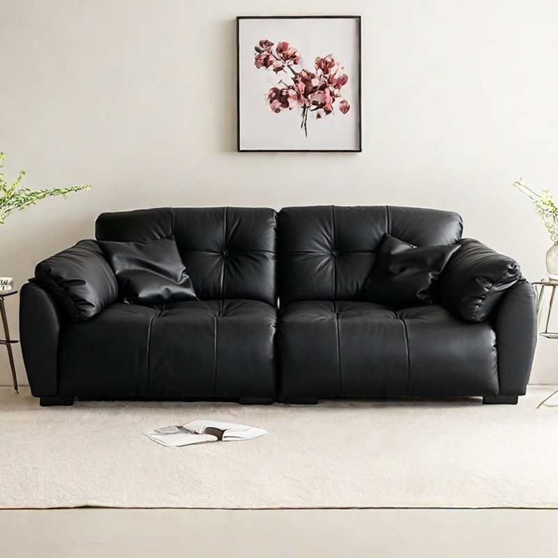 Cloud movable backrest Monte sofa, 33.46" H x 86.61" W x 47.24" D