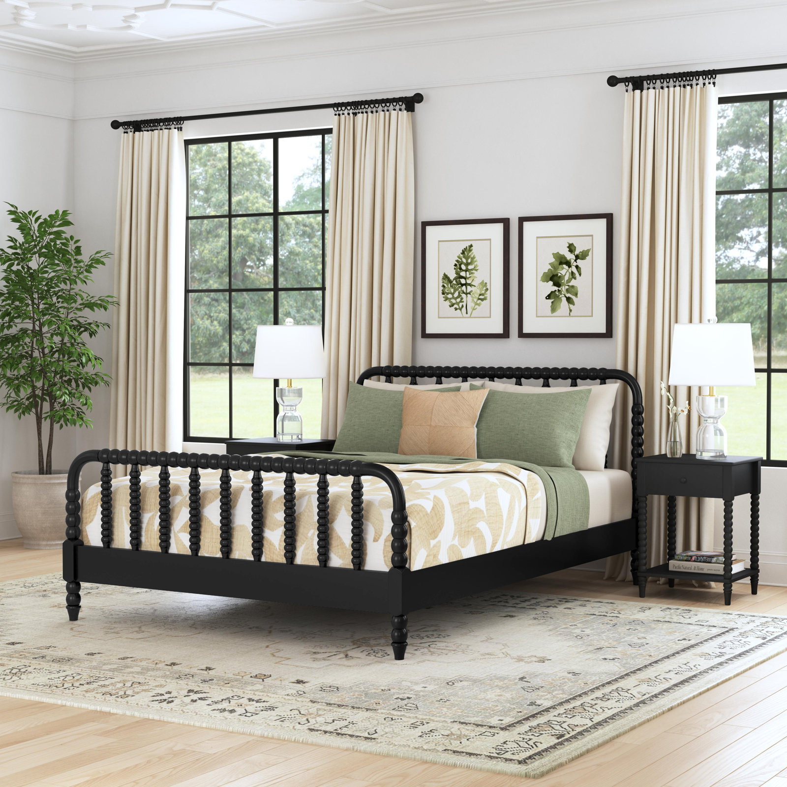 Benbrook Bedroom Set, Black, Queen