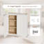 Armoire murale en bois massif 33 po Shaker