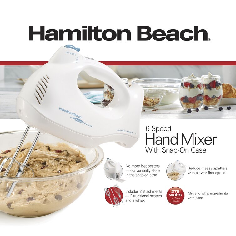 Hamilton Beach® Hand Mixer with Snap-on Case & Reviews