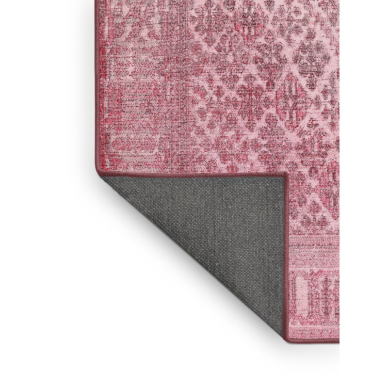 Tapis rose / beige Oakengates, Rectangle 5 pi x 8 pi