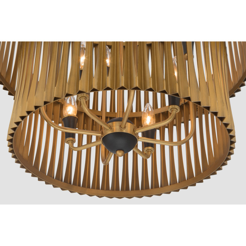 Luminaire suspendu 8 lumières 24 po Aven