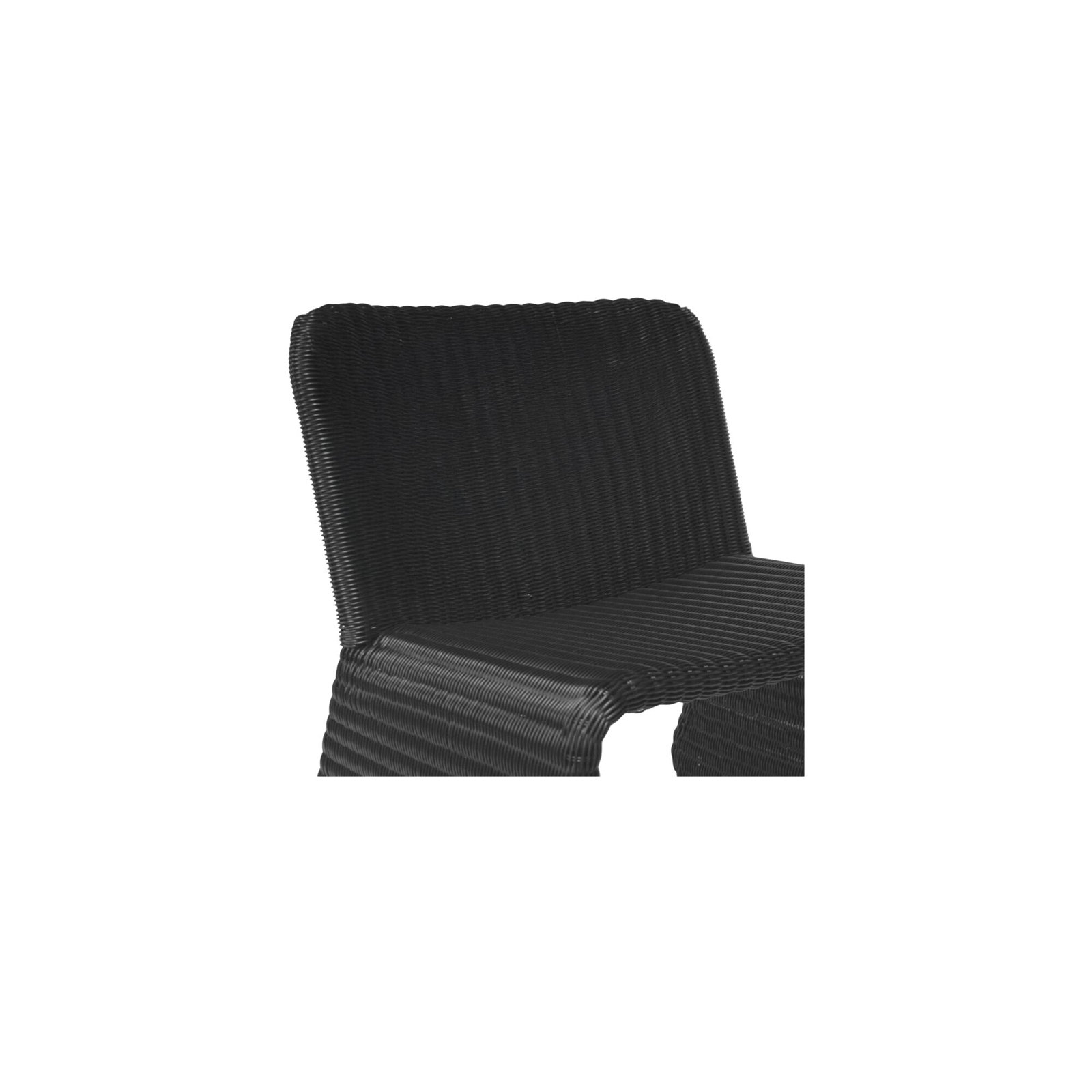 Avita Patio Lounge Chair, Black