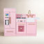 Cuisine de jeu en bois pour enfants avec tableau noir, semblant de machine à glaçons et accessoires Teamson Kids-15101463