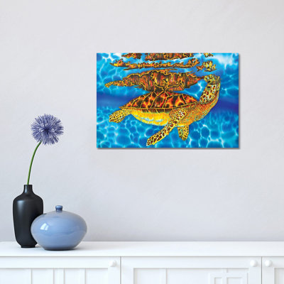 Oasis 1 Piece Wrapped Canvas Wall Art