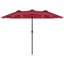 Parasol de marché à DEL 15 pi Arlmont & Co.-1240372356
