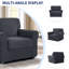 Stretch Separate Box Cushion Armchair Slipcover-1446600111