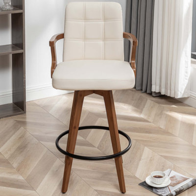 Corrales Swivel Faux Leather Counter&Bar Stools