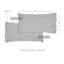 Keansburg 136 Thread Count Striped 100% Cotton Pillow Case-162808465