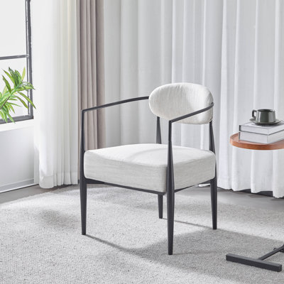 Fauteuil d'appoint rembourré Mid-Century