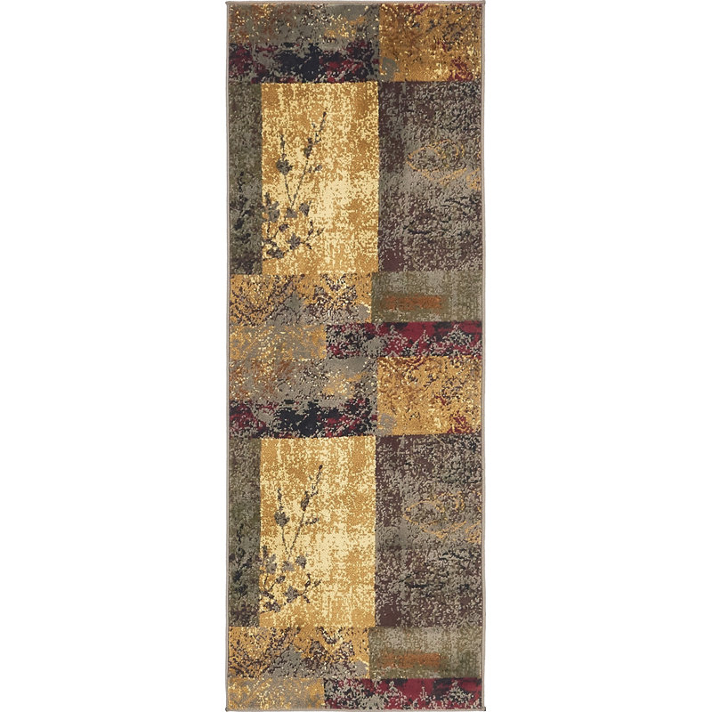 Jaidan Performance Abstract Indoor Rug, Runner 2'2" x 6'1"
