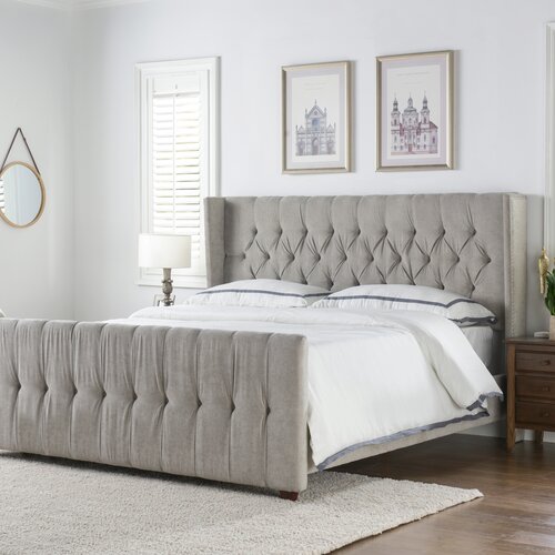 House of Hampton® Brie Upholstered Bed & Reviews | Wayfair