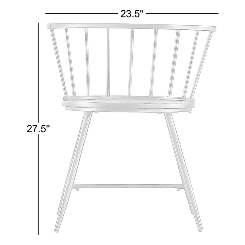 Johanna 17'' H Side Chair, Black