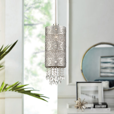Priester 1 - Light Polished Nickel Single Pendant