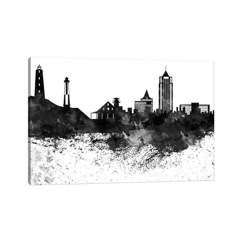 Virginia Skyline - Wrapped Canvas Painting, 66.04 cm H x 45.72 cm W x 1.91 cm D