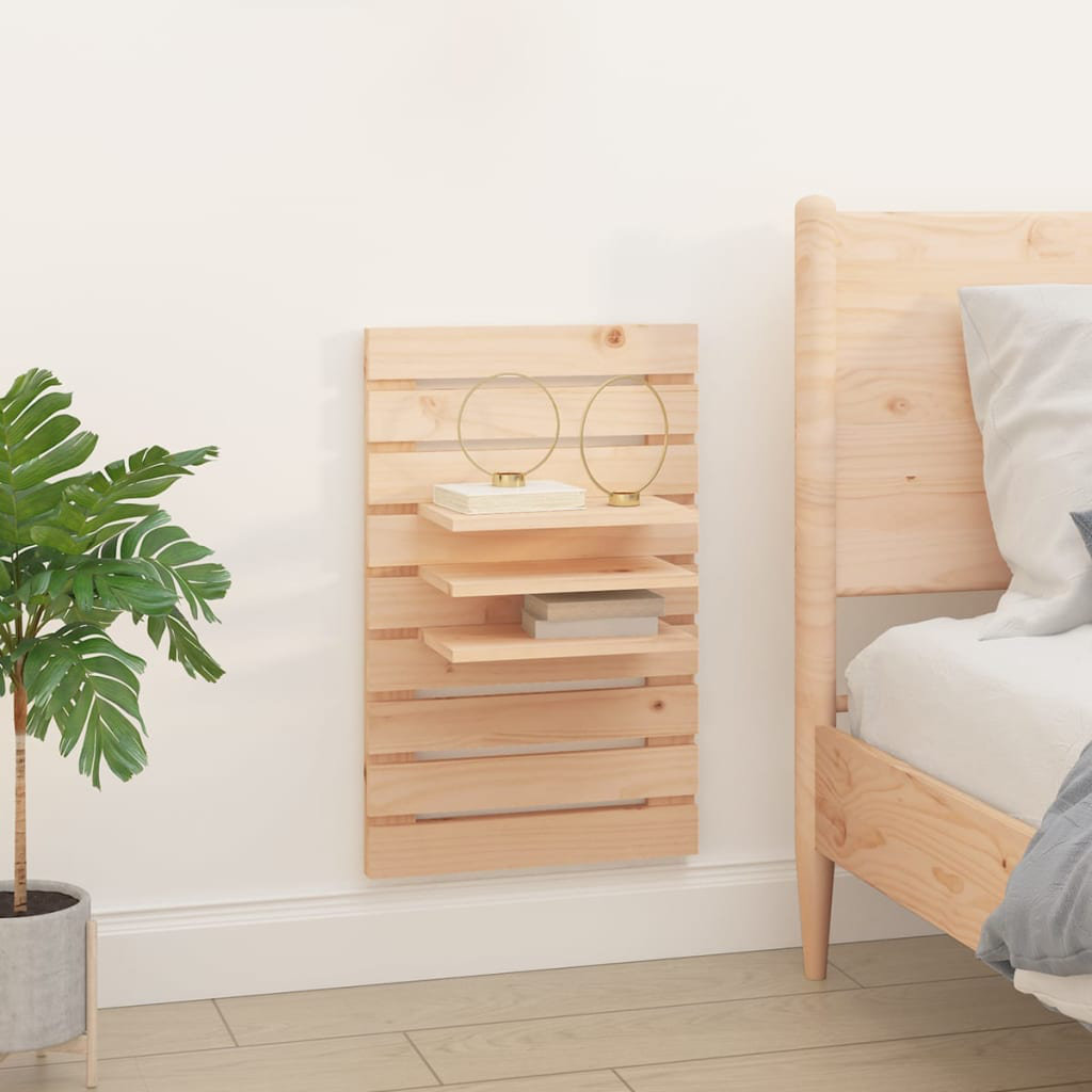 Yukon 3 Piece Pine Solid Wood Accent Shelf with Hanging
