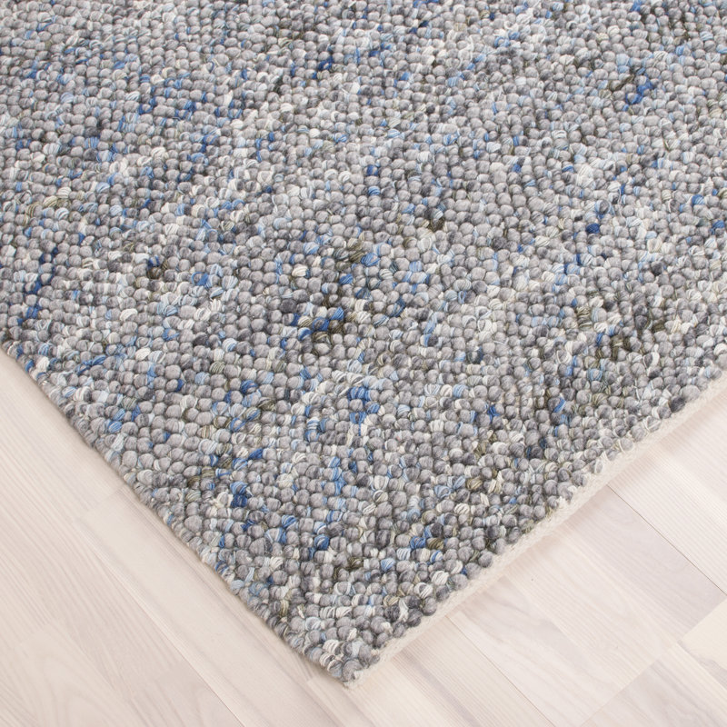 Jenks Solid Colour Hand Woven Area Rug, Rectangle 140 x 200cm