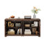Buffet 60 po avec rangement, 4 portes, armoire moderne avec 2 grandes armoires et tablettes réglables pour la salle à manger, la cuisine et le vestibule-1189914392